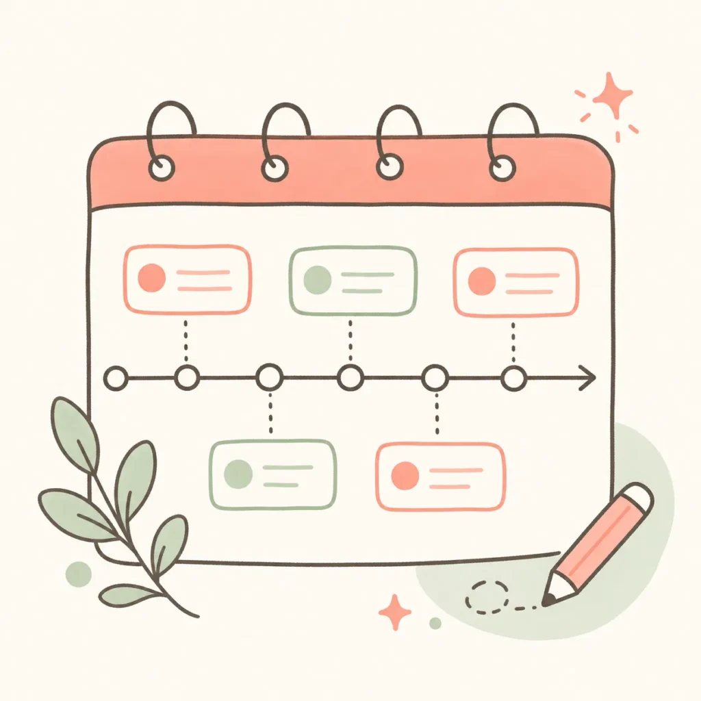 party timeline generator